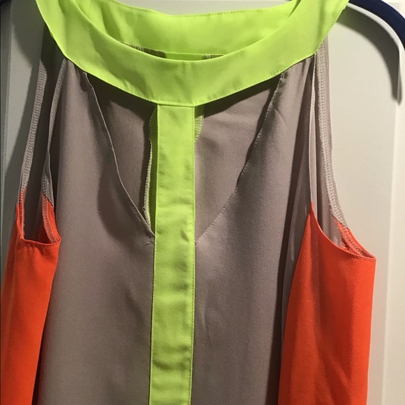 Sleeveless color block Maxi Dress - Picture 3 of 7